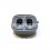 Conducto aspa superior (pieza final) DW6 59